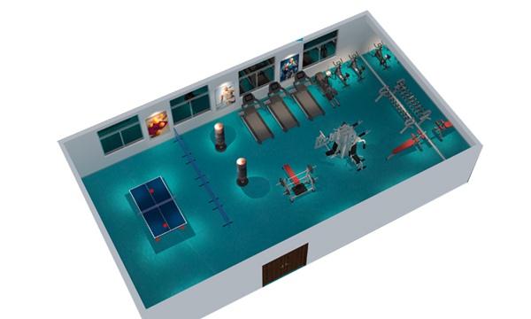 150平方健身房配置方案-广西好博体育健身器材有限公司 150平方健身房配置方案-广西好博体育健身器材有限公司