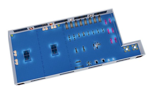 150平方健身房配置方案-广西好博体育健身器材有限公司 150平方健身房配置方案-广西好博体育健身器材有限公司